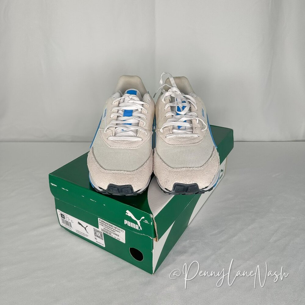 NIB Puma Lo Rider Tech Retro Sneaker Size 10 Marshmallow Black - Picture 2 of 12